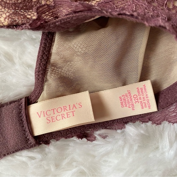 Victoria’s Secret - Dream Angels Push up bra - lavender lace 32D - Picture 3 of 13